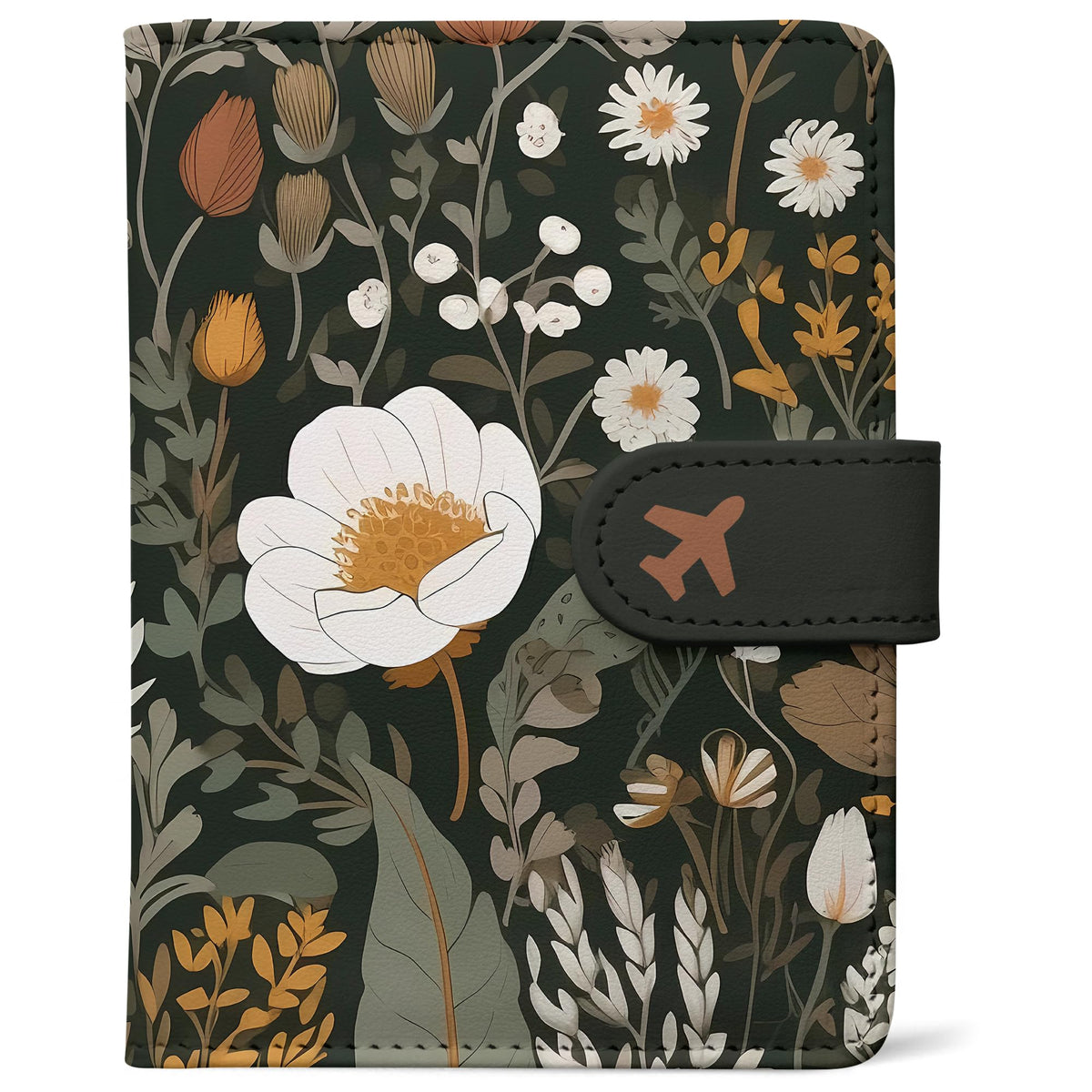 Passport Holder, Cute Travel Wallet Cover with RFID Blocking,Strawberry