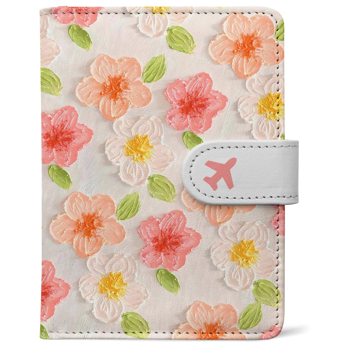 Passport Holder, Cute Travel Wallet Cover with RFID Blocking,Strawberry