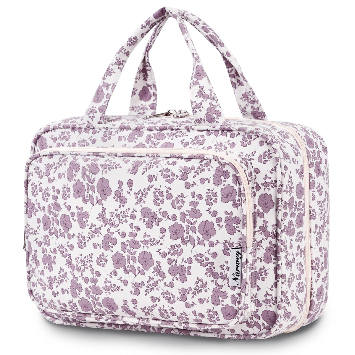 Narwey Hanging Toiletry Bag for Women, Travel Makeup Cosmetic Organizer Bag