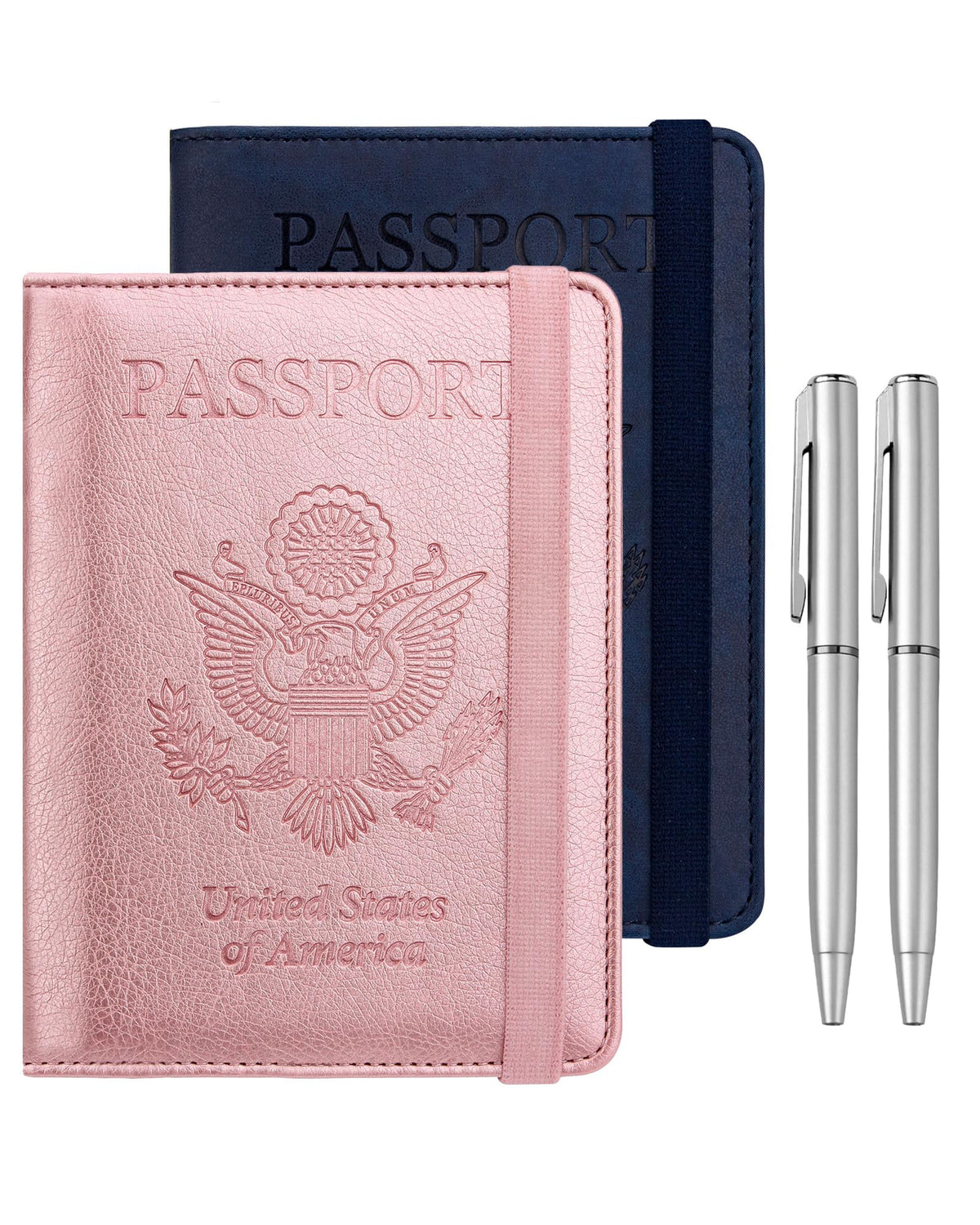 WALNEW Passport Holder for Travel, RFID Blocking Passport Wallet & Cover