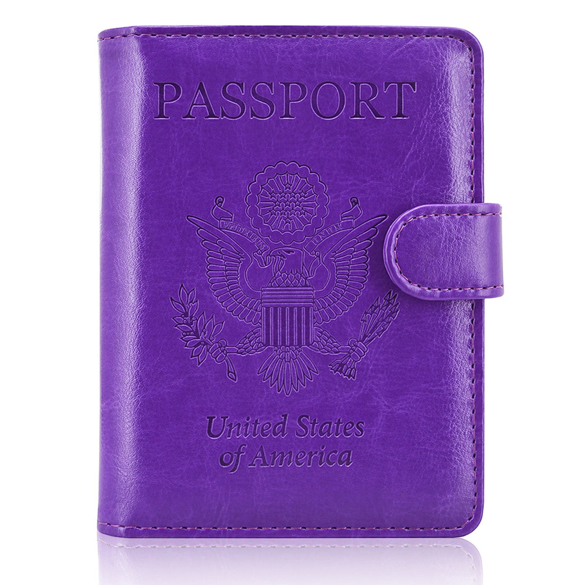 Passport Holder Cover, ACdream Protective Premium Leather RFID Blocking Wallet Travel Case for Passport/Credit Card/Air Ticket,