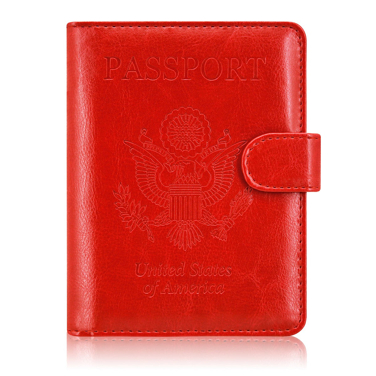 Passport Holder Cover, ACdream Protective Premium Leather RFID Blocking Wallet Travel Case for Passport/Credit Card/Air Ticket,