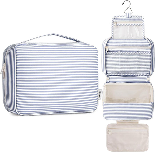 Narwey Hanging Travel Toiletry Bag for Women, Large Makeup Cosmetic Bag