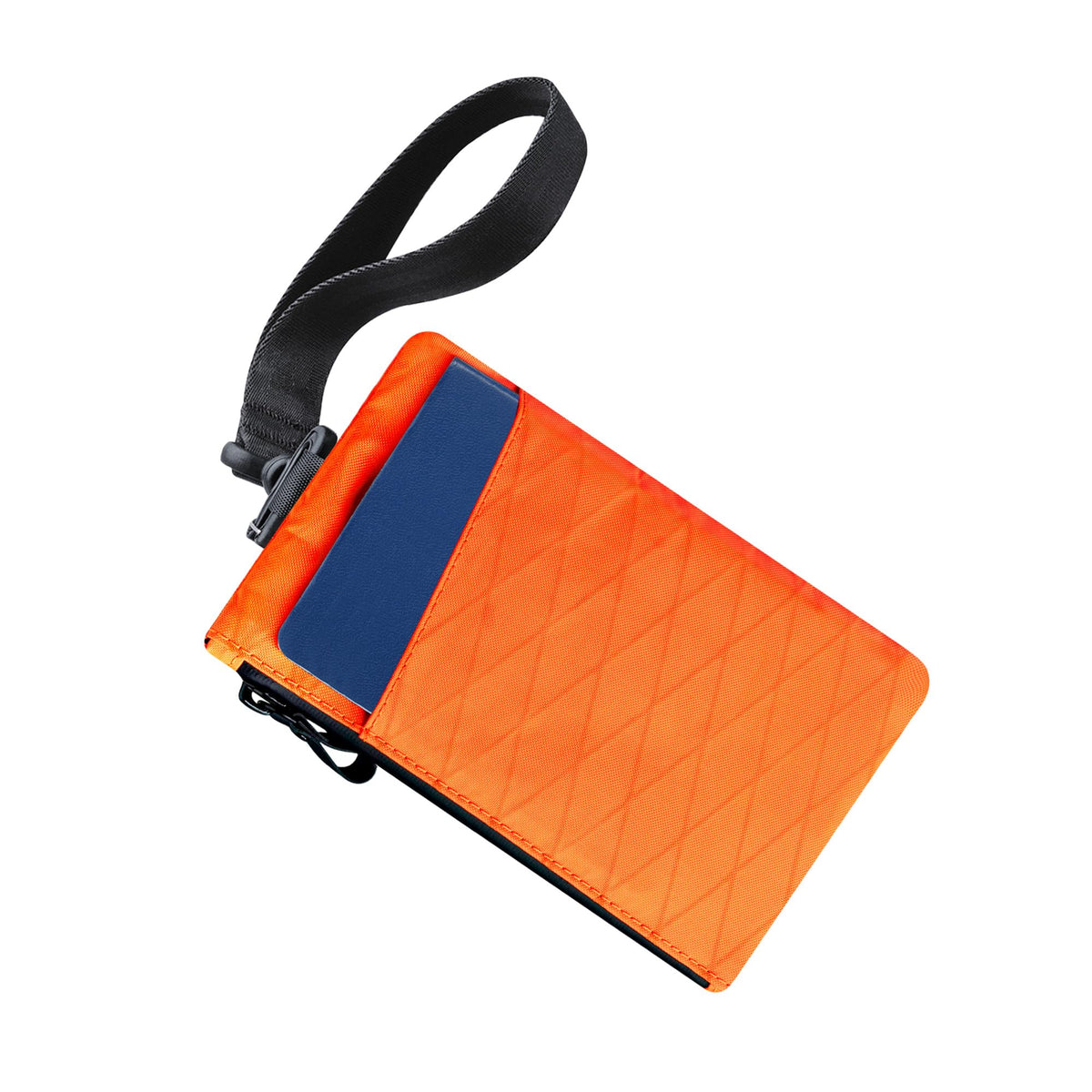ALPAKA Zip Clutch RFID Blocking Zipper Wallet Passport Holder Hot Orange