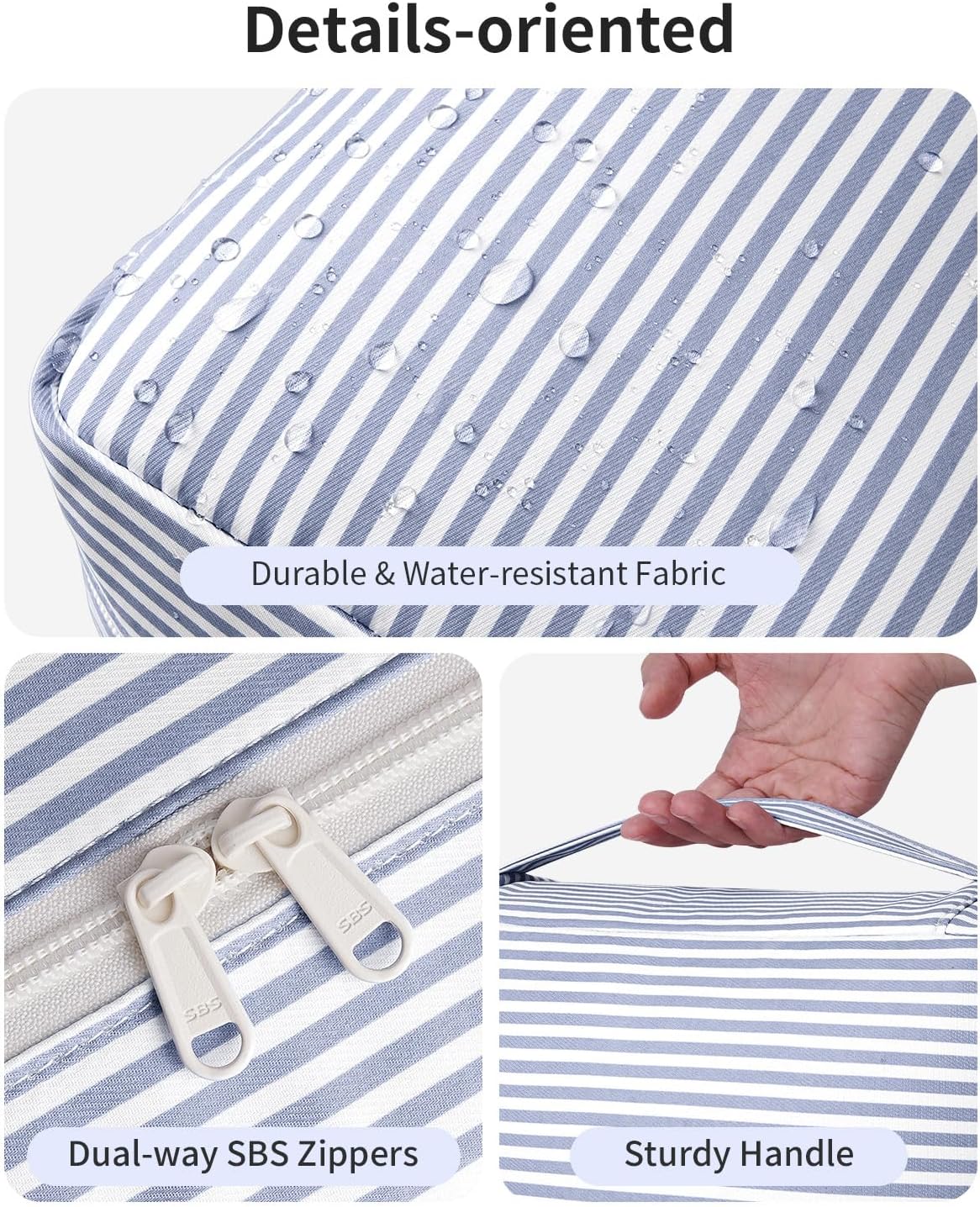 Narwey Hanging Travel Toiletry Bag for Women, Large Makeup Cosmetic Bag