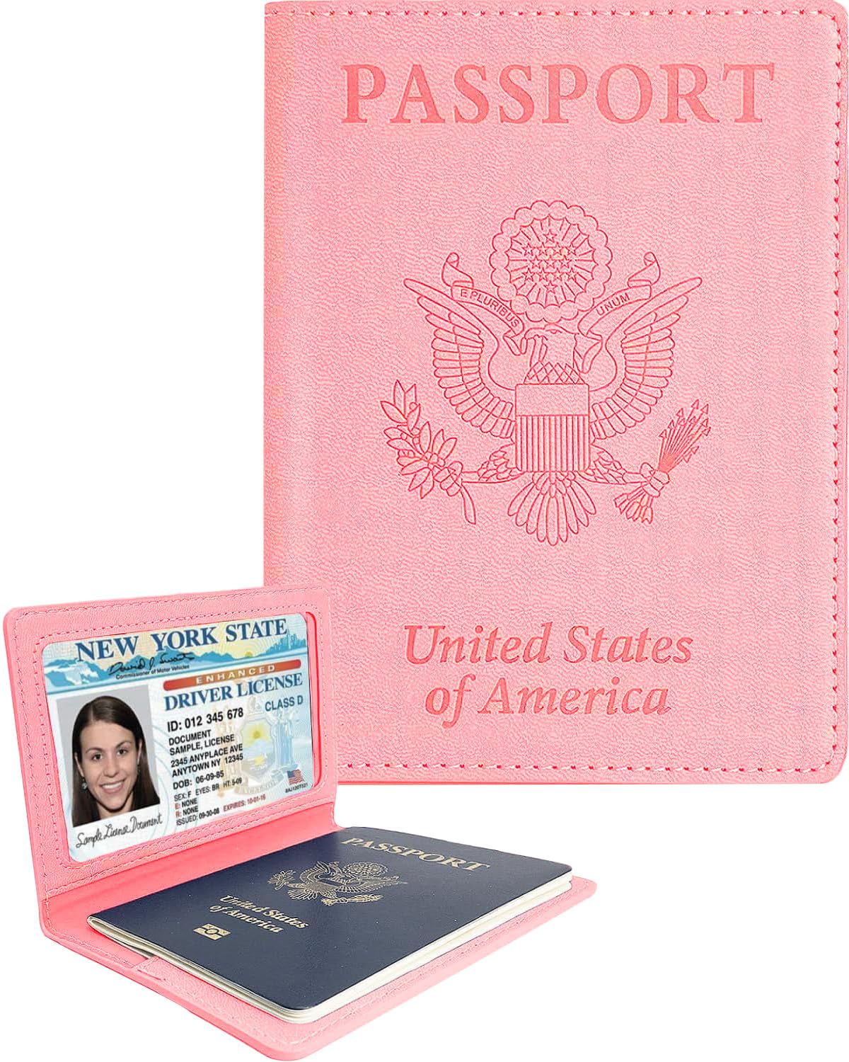 Sizobi Passport Holder for Travel Men, RFID Blocking Passport Covers Case