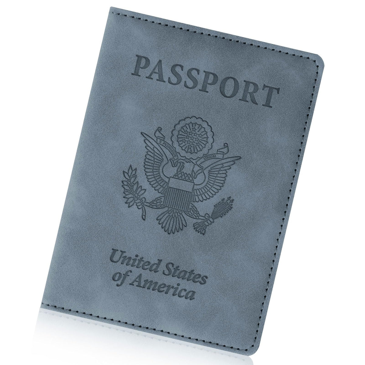 Passport Holder for Travel Essentials, RFID Blocking Passport Cover Wallet Card Case for Women and Men, PU Leather, Black