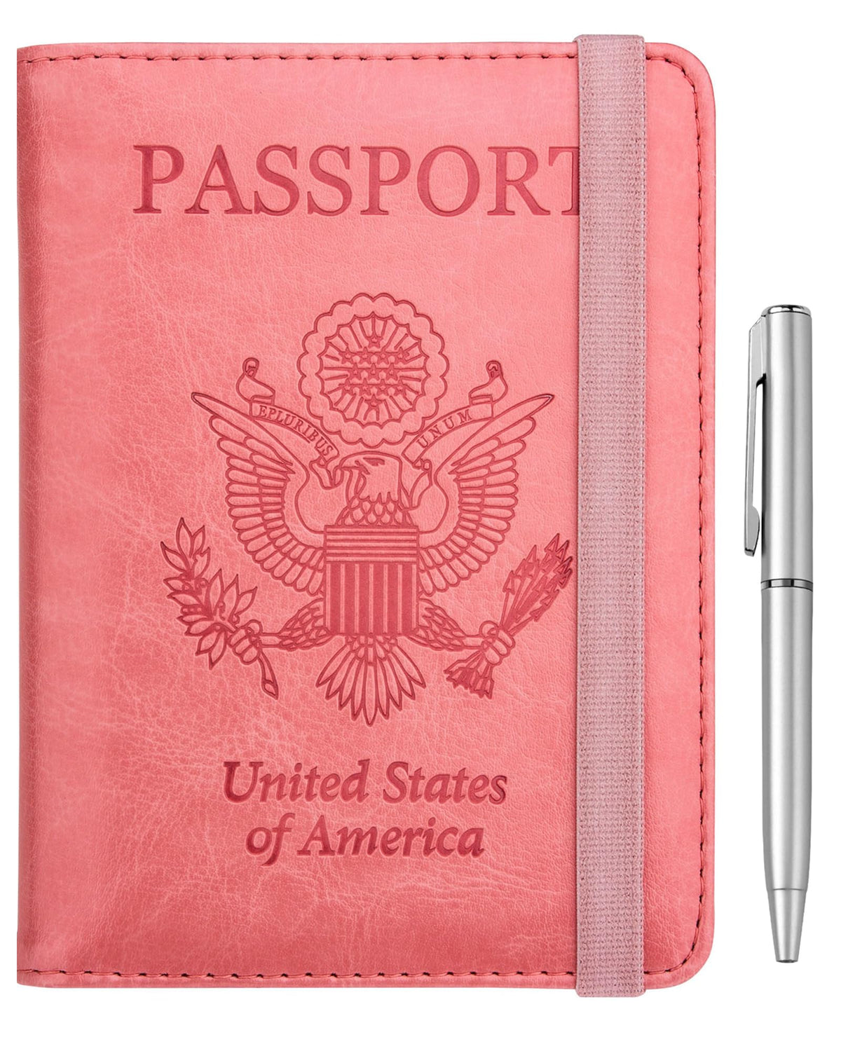 WALNEW Passport Holder for Travel, RFID Blocking Passport Wallet & Cover