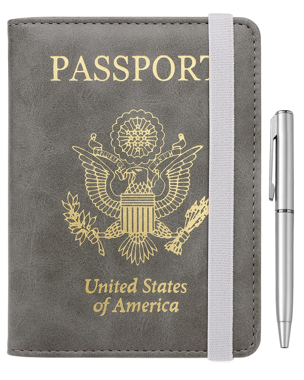 WALNEW Passport Holder for Travel, RFID Blocking Passport Wallet & Cover