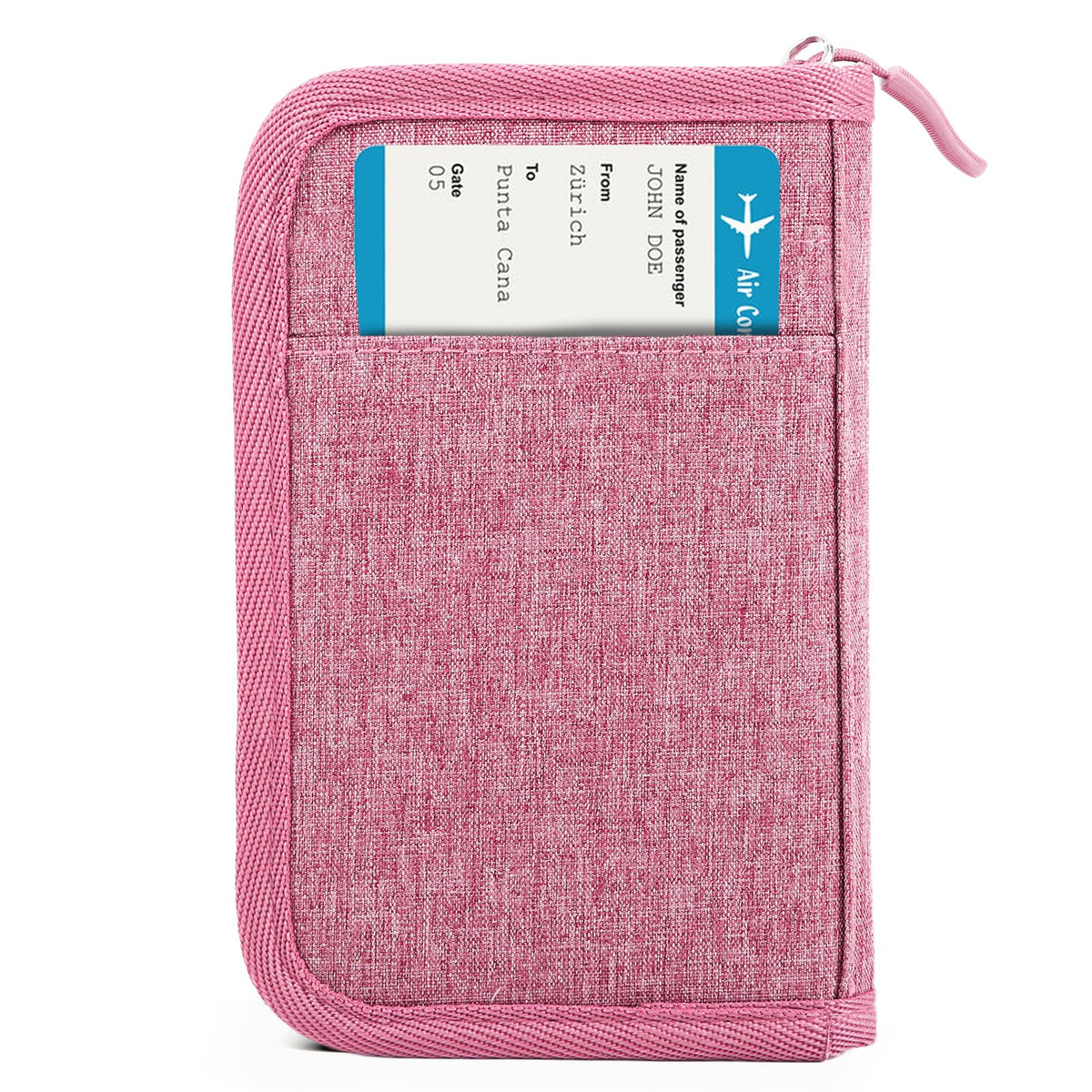 TOPBAG Passport Holder Family, Women Rfid Blocking Passport Wallet, Travel Document Organizer for Premium Wallets, Waterproof Passport Holders Bag for Women & Men Traveling, Credit Cards Case