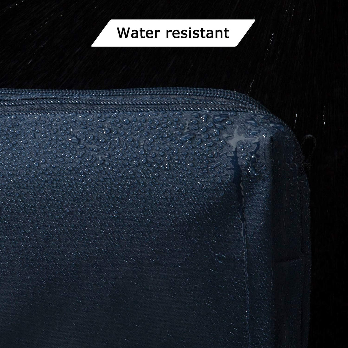 BAGSMART Toiletry Bag for Men, Travel Toiletry Organizer Dopp Kit Water-resistant Shaving Bag for Toiletries Accessories, Door Room Essentials,Navy Blue-medium
