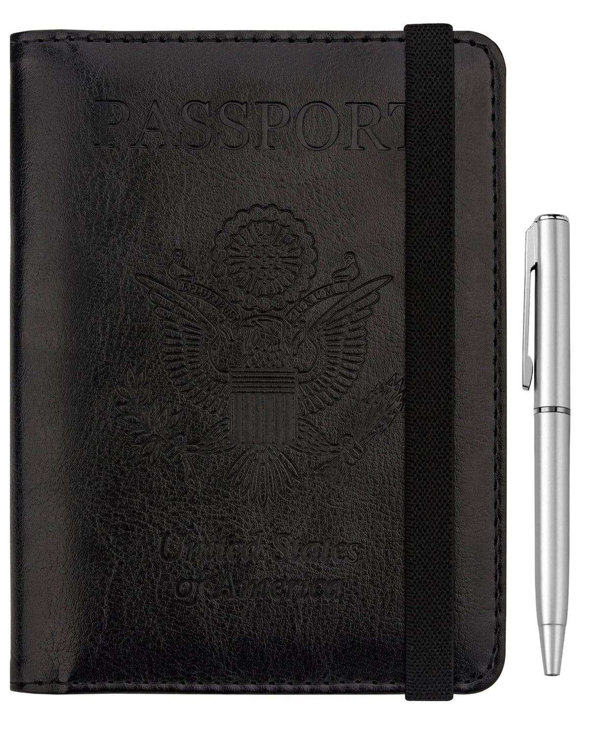 WALNEW Passport Holder for Travel, RFID Blocking Passport Wallet & Cover