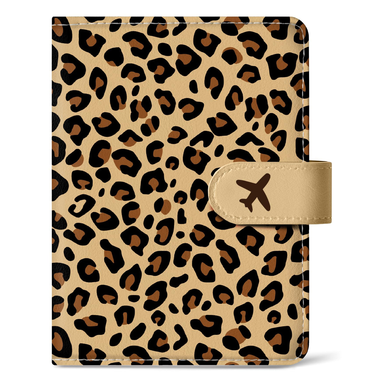 Passport Holder for Travel, RFID Blocking Wallet with Magnetic Closure