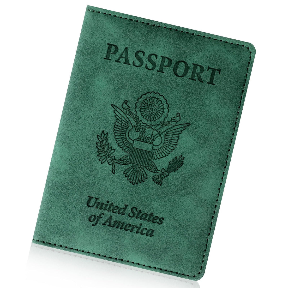 Passport Holder for Travel Essentials, RFID Blocking Passport Cover Wallet Card Case for Women and Men, PU Leather, Black