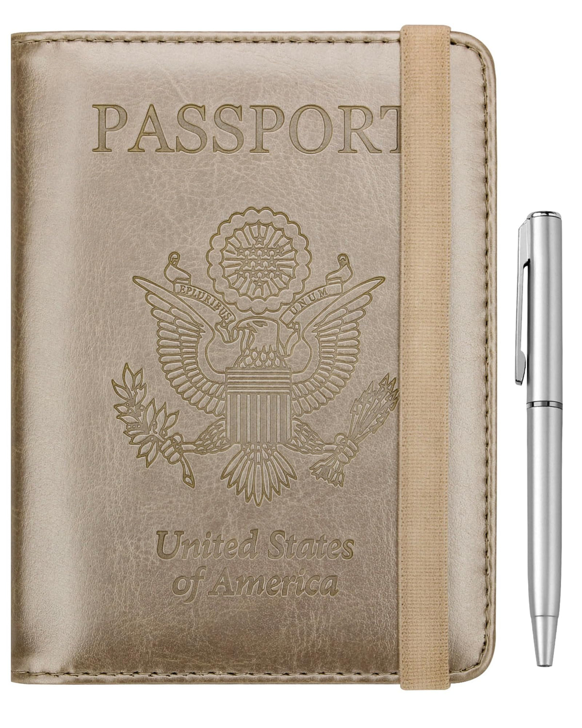 WALNEW Passport Holder for Travel, RFID Blocking Passport Wallet & Cover