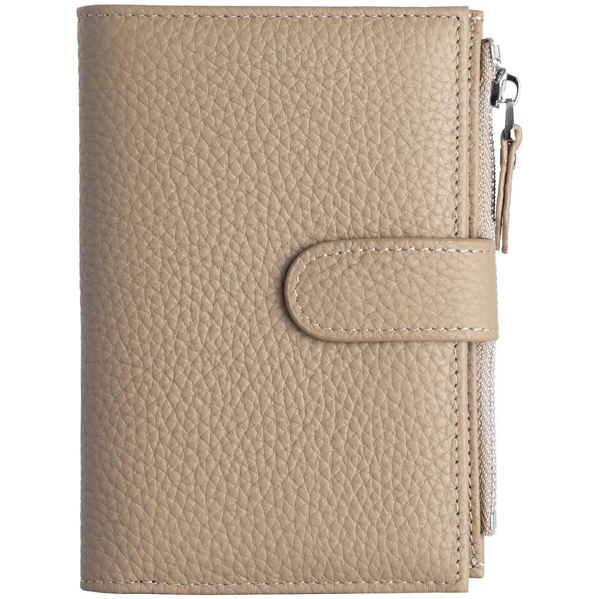 Passport wallet and Card Slot Combo RFID Blocking Leather Travel Passport Wallet for Men and Women with Zippered Coins Pocket Passport holder, Deep Green