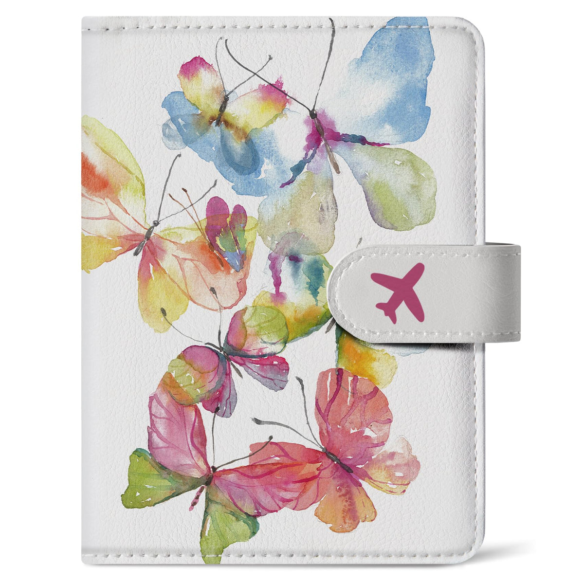 Passport Holder for Travel, RFID Blocking Wallet with Magnetic Closure