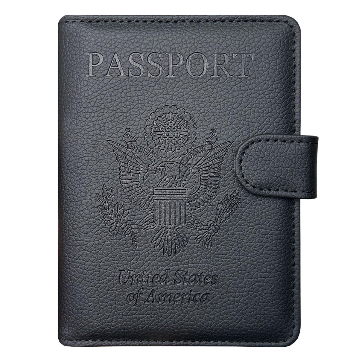Passport Holder Cover, ACdream Protective Premium Leather RFID Blocking Wallet Travel Case for Passport/Credit Card/Air Ticket,