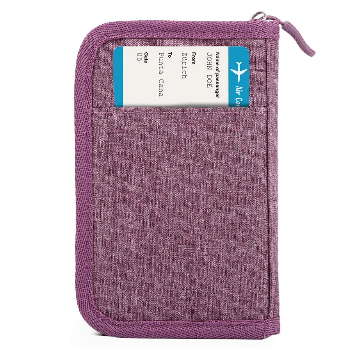 TOPBAG Passport Holder Family, Women Rfid Blocking Passport Wallet, Travel Document Organizer for Premium Wallets, Waterproof Passport Holders Bag for Women & Men Traveling, Credit Cards Case