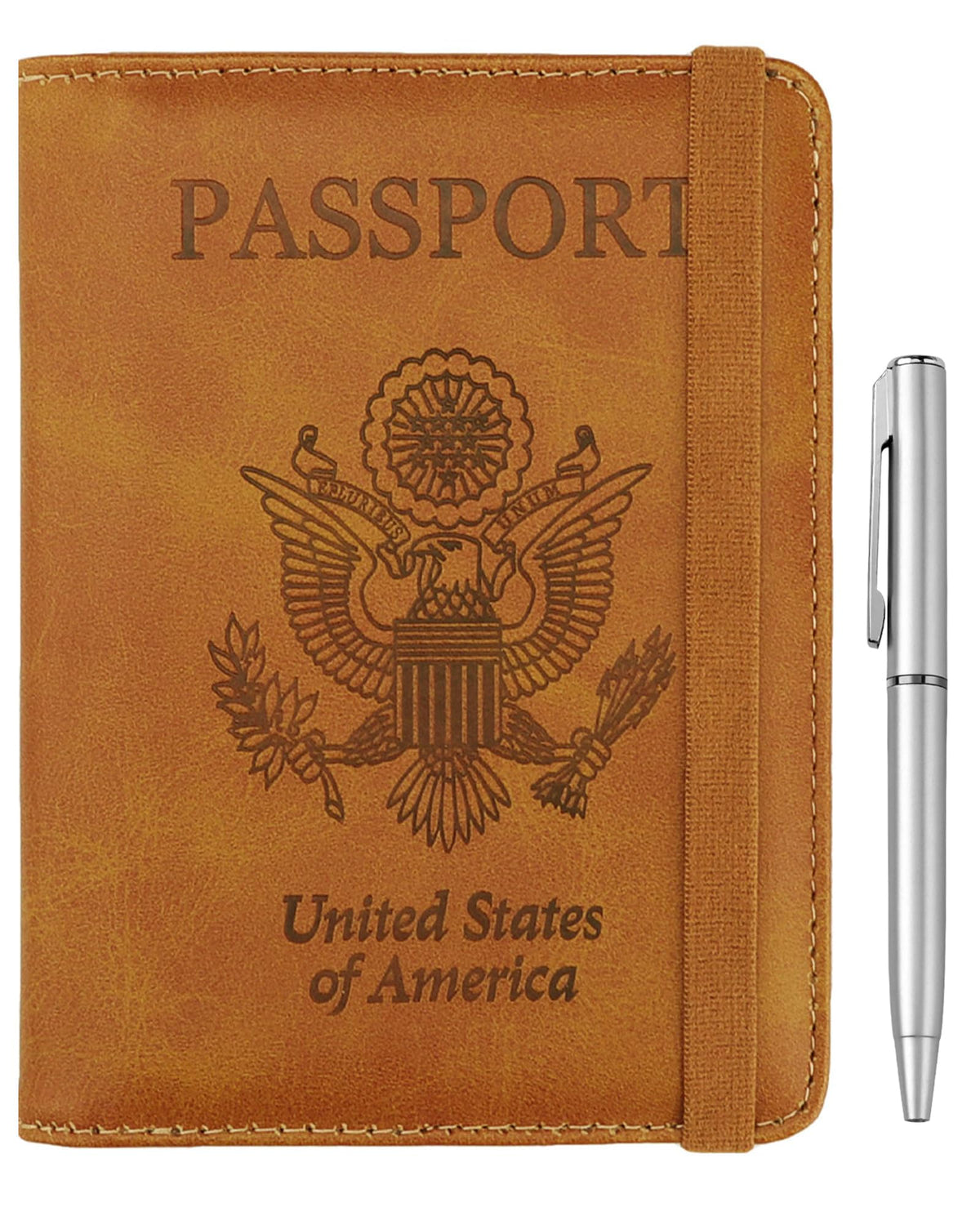 WALNEW Passport Holder for Travel, RFID Blocking Passport Wallet & Cover