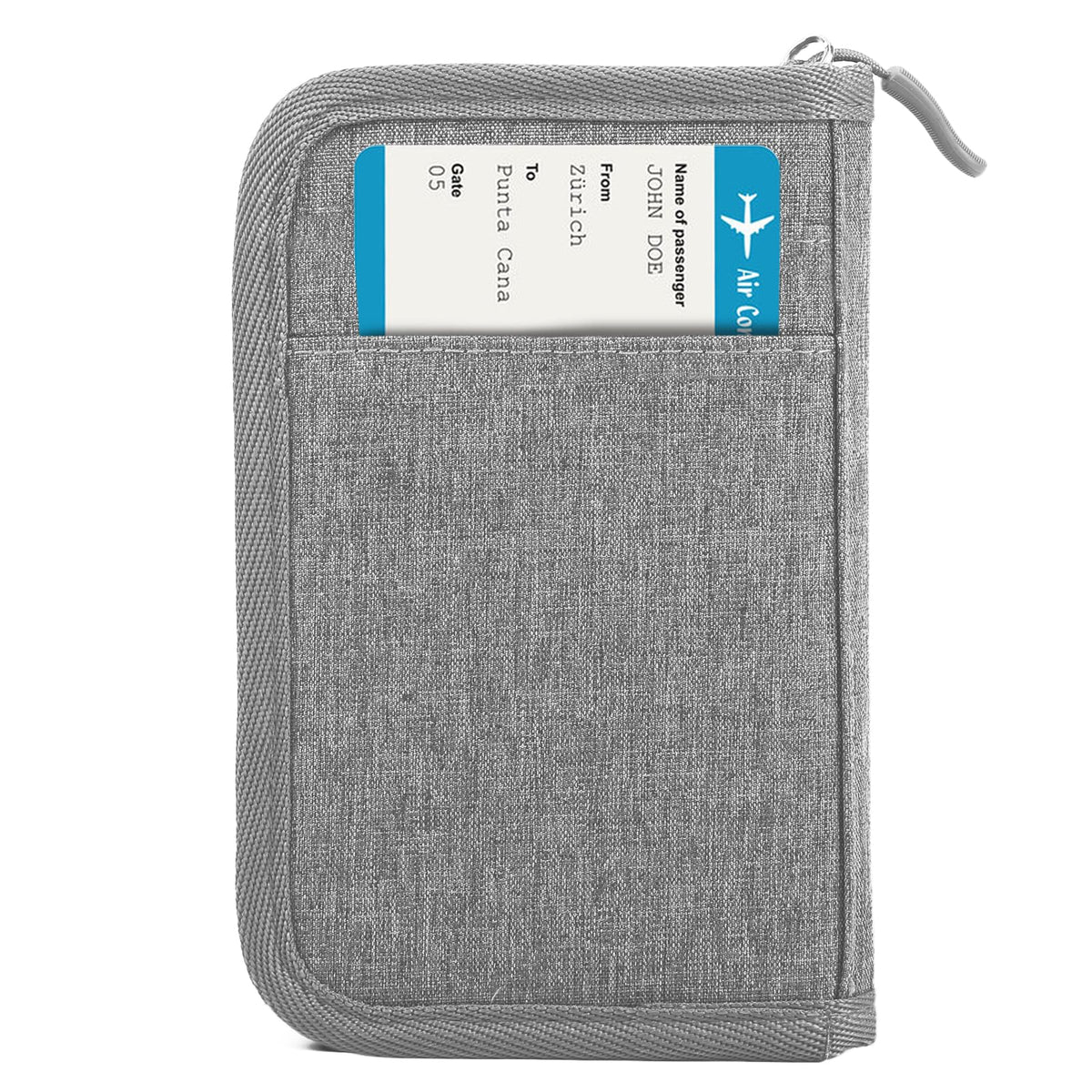 TOPBAG Passport Holder Family, Women Rfid Blocking Passport Wallet, Travel Document Organizer for Premium Wallets, Waterproof Passport Holders Bag for Women & Men Traveling, Credit Cards Case