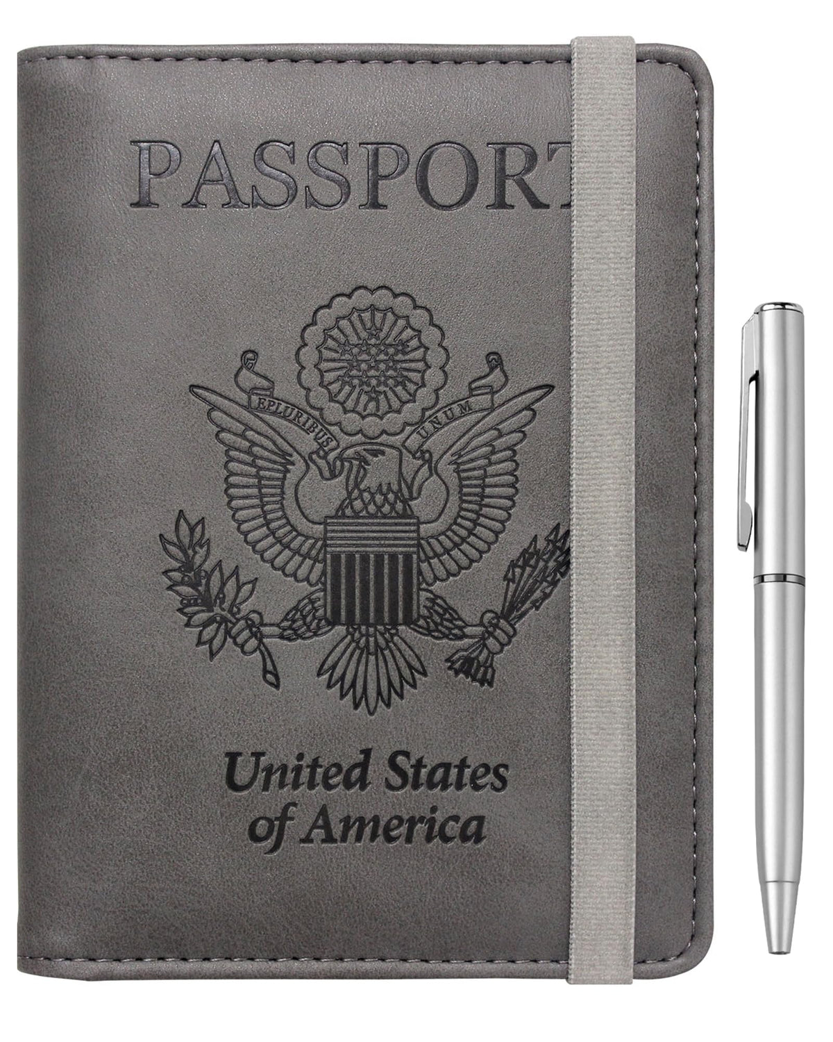 WALNEW Passport Holder for Travel, RFID Blocking Passport Wallet & Cover