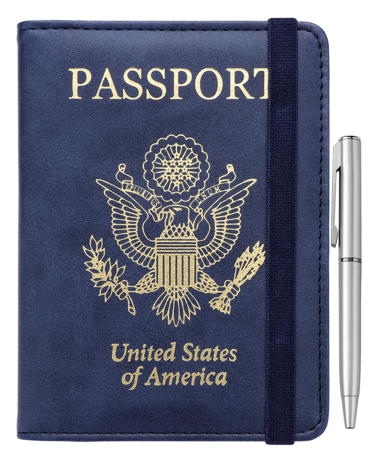 WALNEW Passport Holder for Travel, RFID Blocking Passport Wallet & Cover