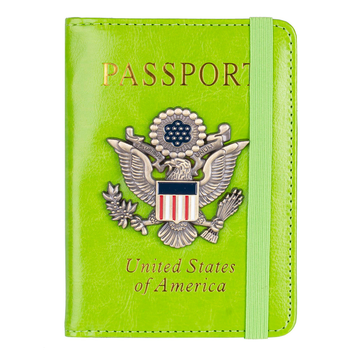 TOURSUIT RFID Blocking Passport Holder, Leather Travel Wallet, Dark Blue