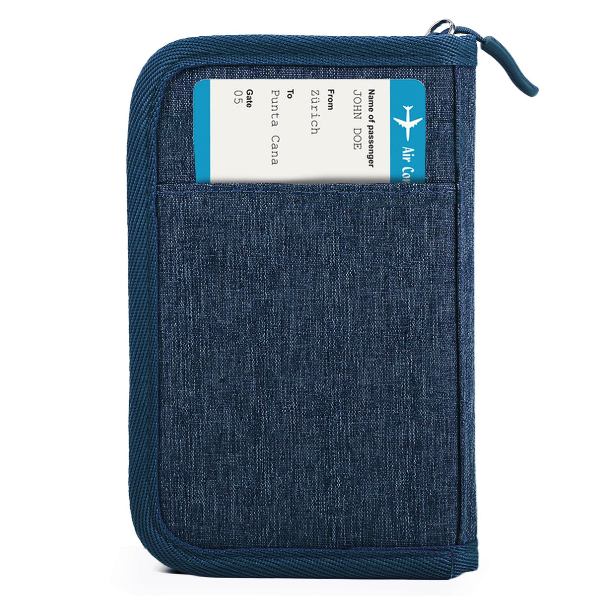 TOPBAG Passport Holder Family, Women Rfid Blocking Passport Wallet, Travel Document Organizer for Premium Wallets, Waterproof Passport Holders Bag for Women & Men Traveling, Credit Cards Case