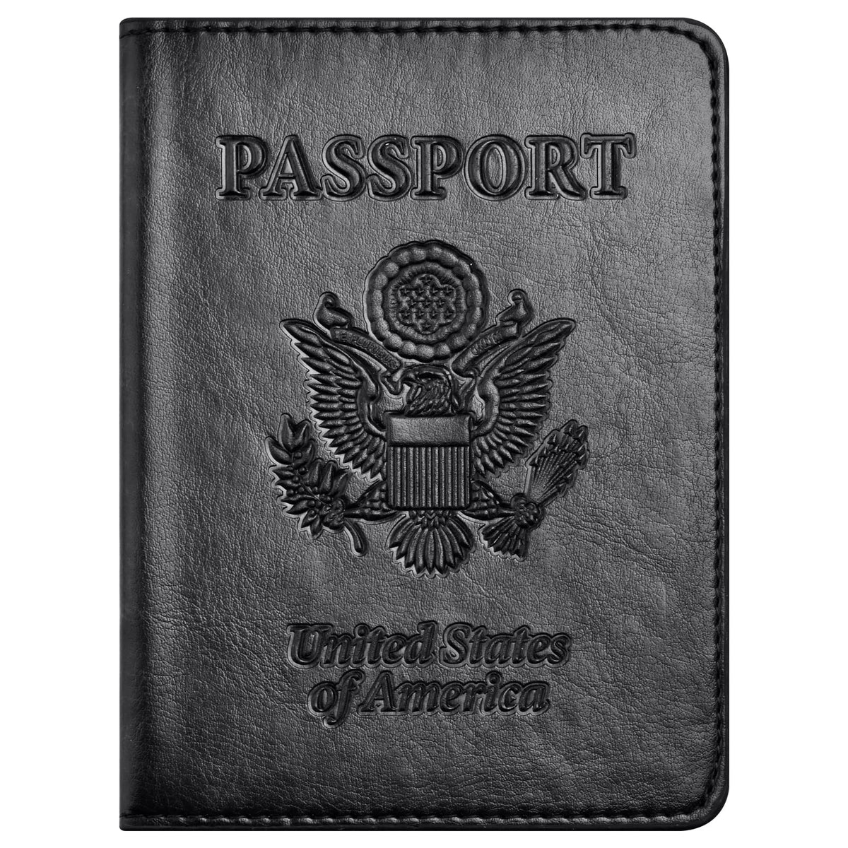 Eoehro Passport Holder for Travel Essentials, Passport Wallet Cover Case for Travel Must Haves Accessories,Passport Book Holders for Women and Men(red)