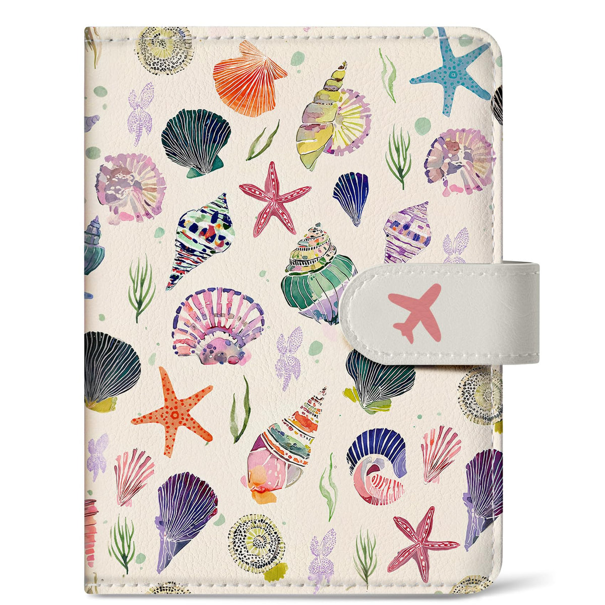 Passport Holder for Travel, RFID Blocking Wallet with Magnetic Closure