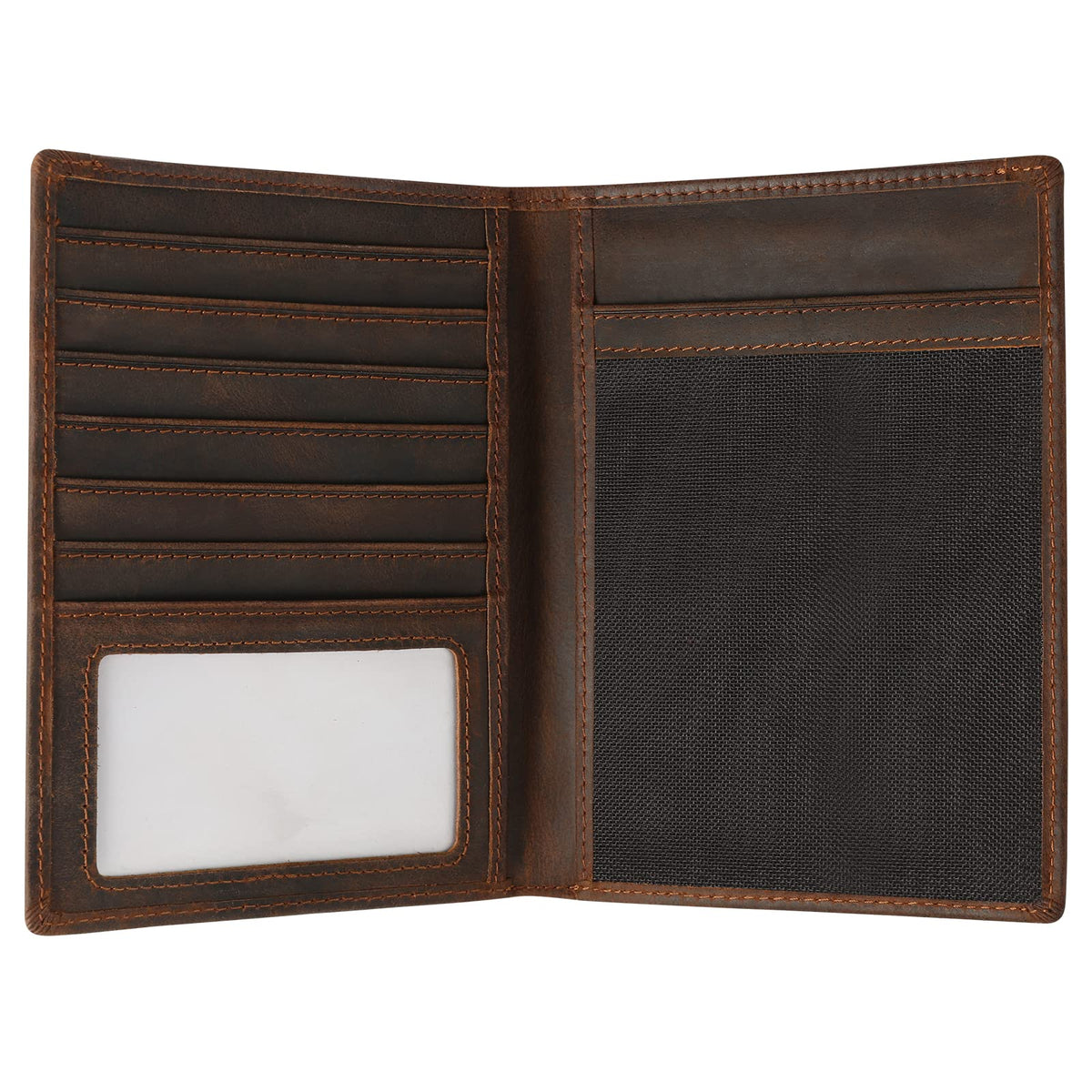 Jack&Chris Leather Passport Holder, Handmade Passport cover, Travel Wallet Cover Case for Men and Women, Leather Travel Documents Organizer Protector, JC107