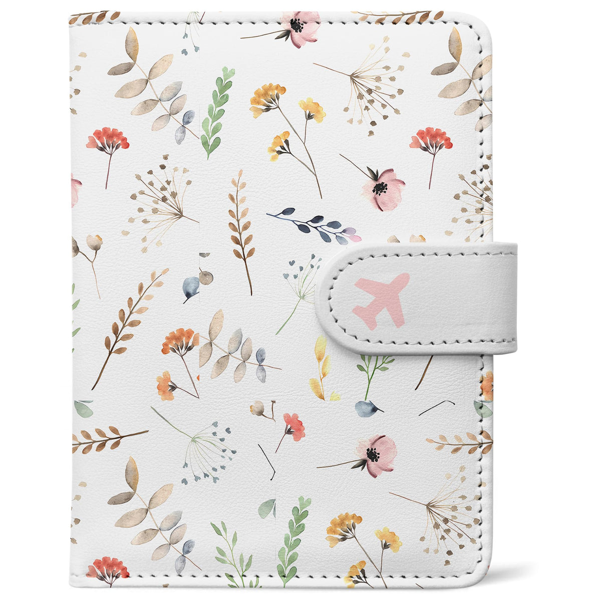 Passport Holder, Cute Travel Wallet Cover with RFID Blocking,Strawberry