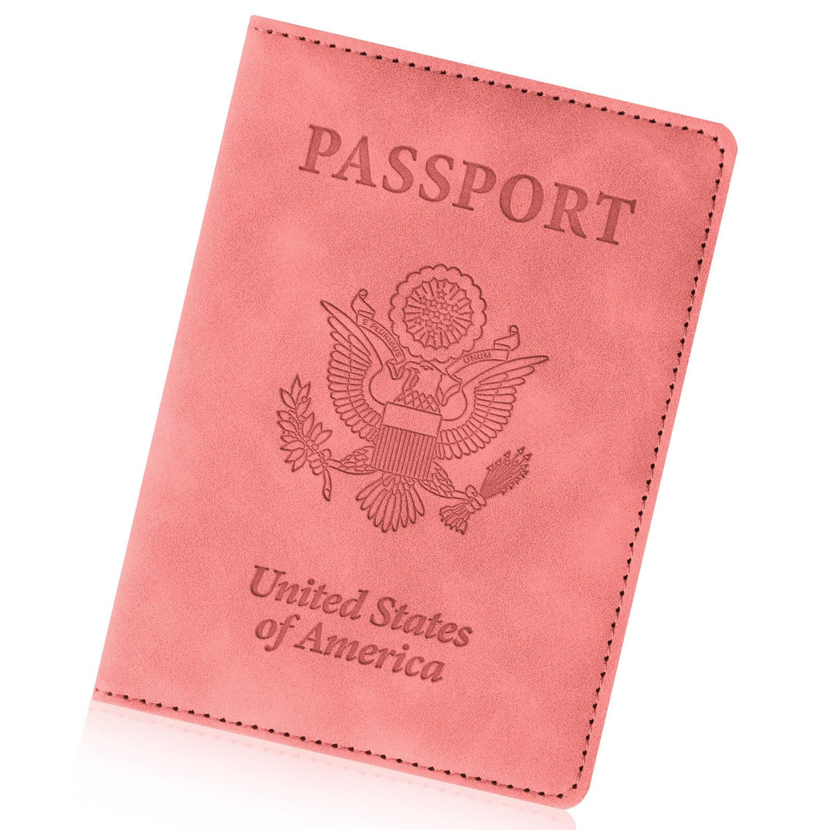 Passport Holder for Travel Essentials, RFID Blocking Passport Cover Wallet Card Case for Women and Men, PU Leather, Black