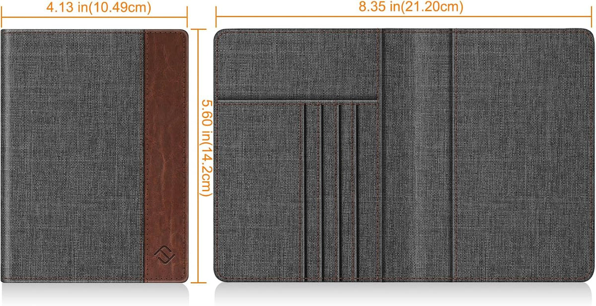 FINTIE Passport Holder, Slim Travel Wallet RFID Blocking Card Case Cover