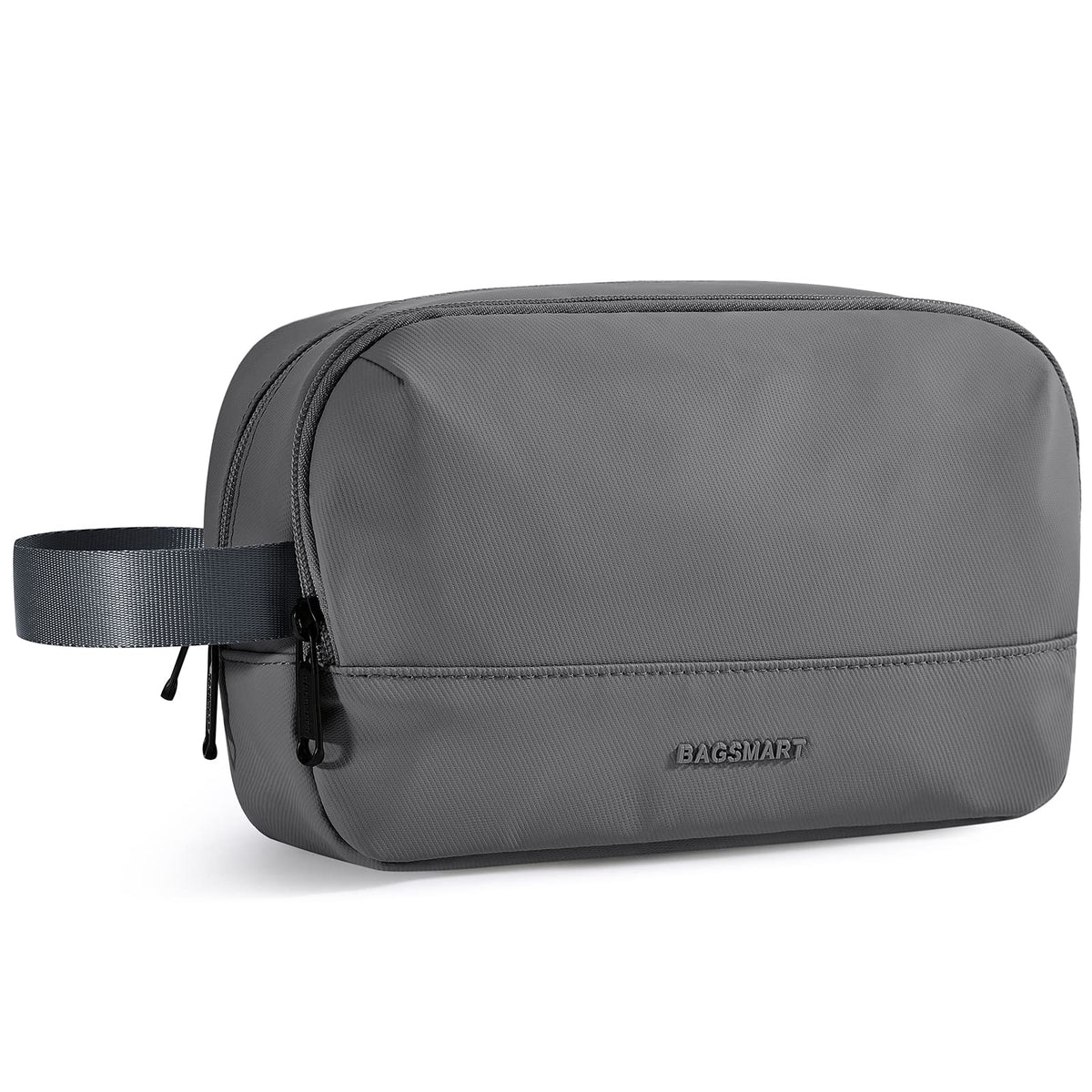 BAGSMART Travel Toiletry Bag for Men, Dopp Kit Water Resistant Shaving Bag for Toiletries Accessories, Black-Medium