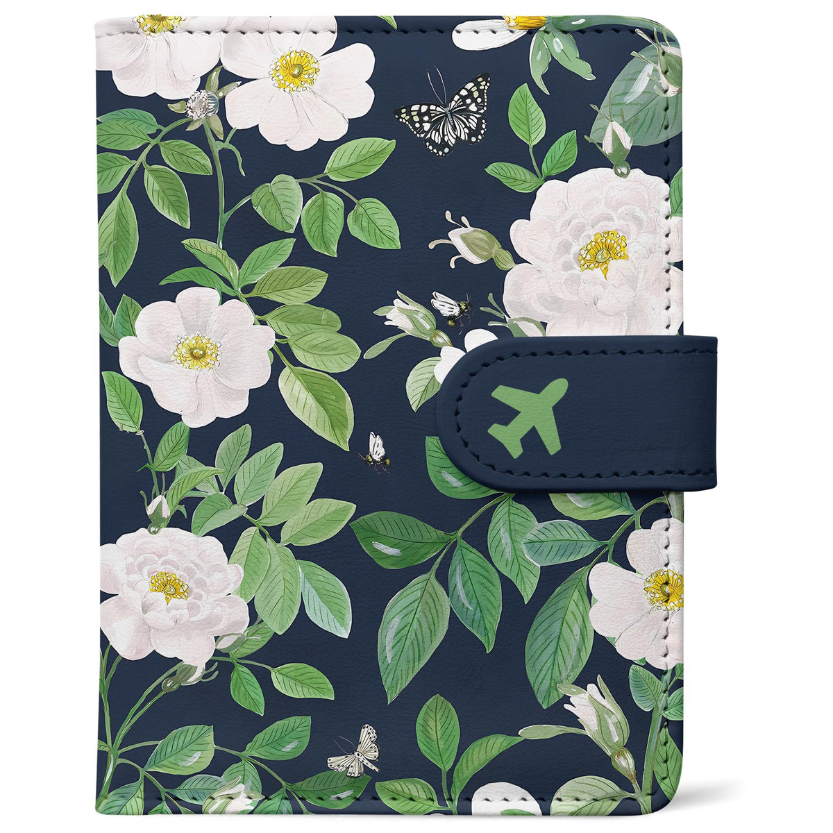 Passport Holder, Cute Travel Wallet Cover with RFID Blocking,Strawberry