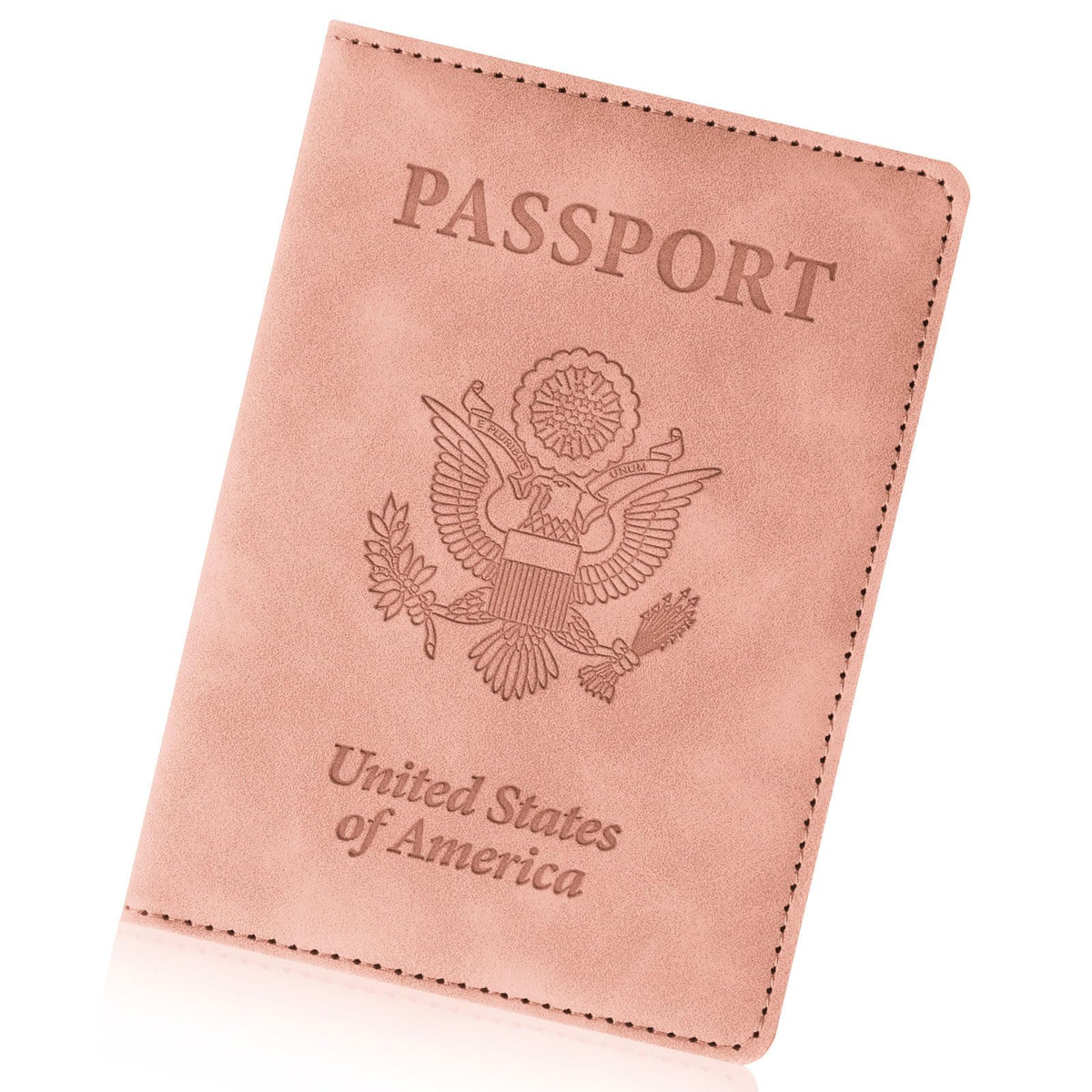 Passport Holder for Travel Essentials, RFID Blocking Passport Cover Wallet Card Case for Women and Men, PU Leather, Black
