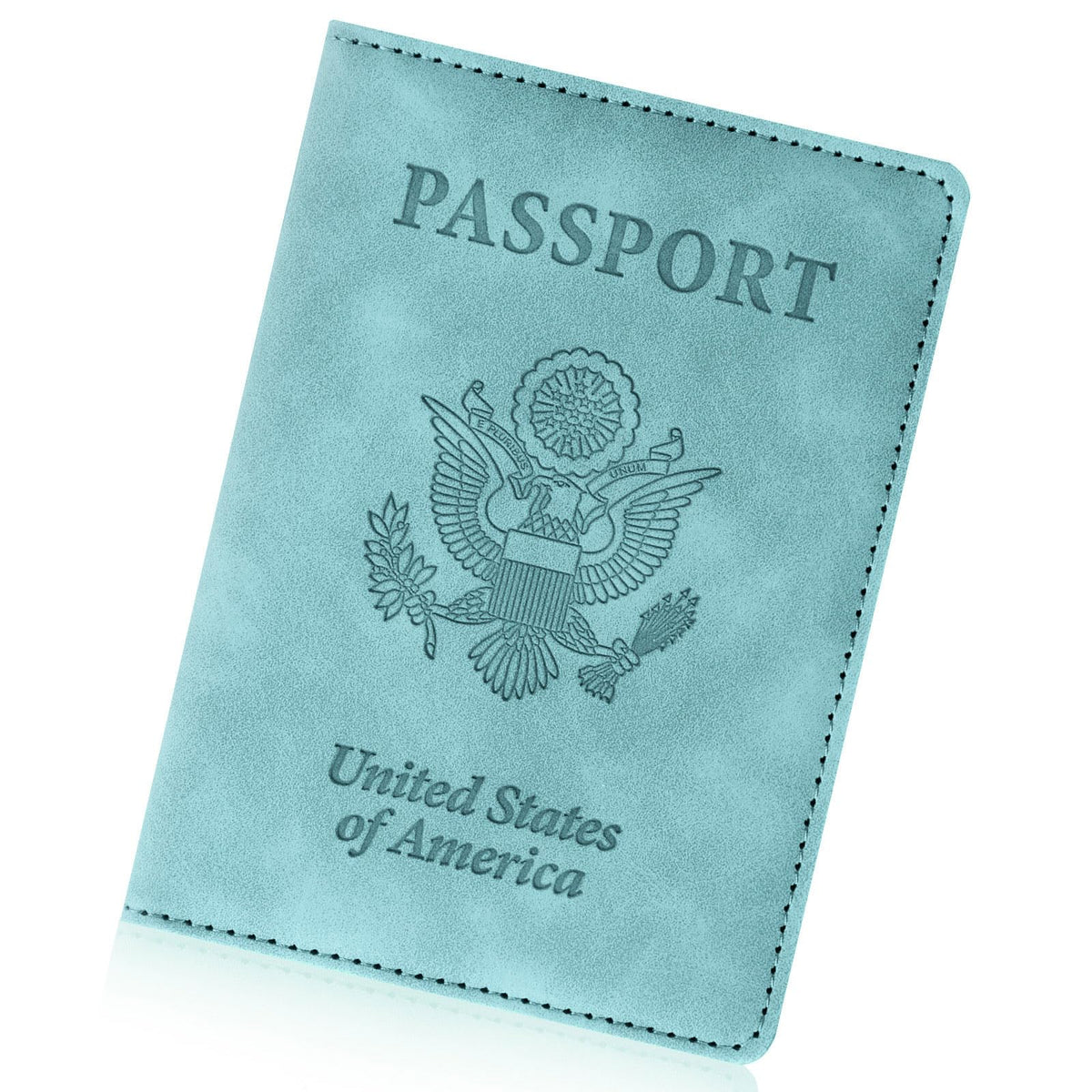Passport Holder for Travel Essentials, RFID Blocking Passport Cover Wallet Card Case for Women and Men, PU Leather, Black