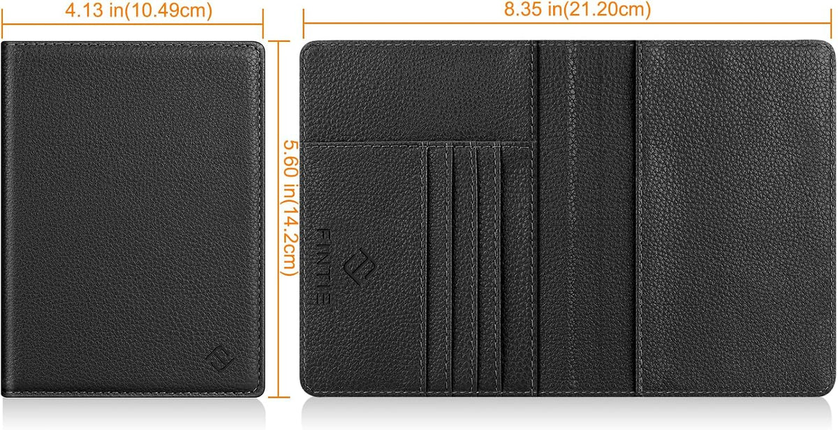 FINTIE Passport Holder, Slim Travel Wallet RFID Blocking Card Case Cover