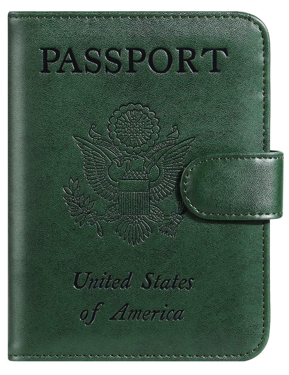 Passport Holder Cover Wallet RFID Blocking, Travel Essentials