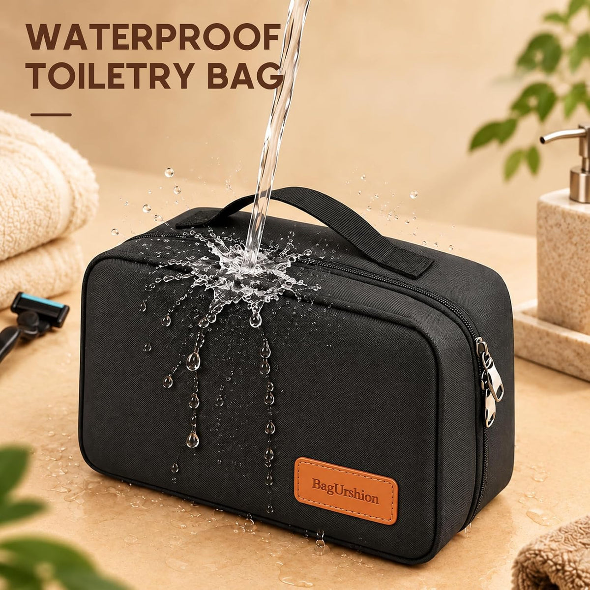 Toiletry Bag for Men,Mens Travel Toiletry Bag Organizer