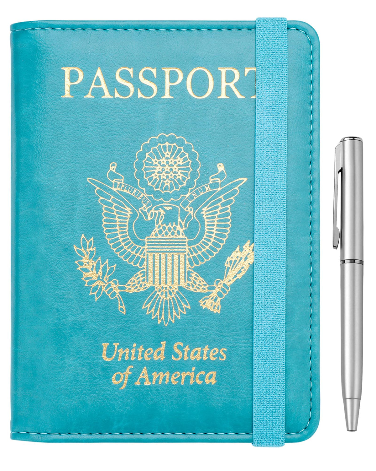 WALNEW Passport Holder for Travel, RFID Blocking Passport Wallet & Cover