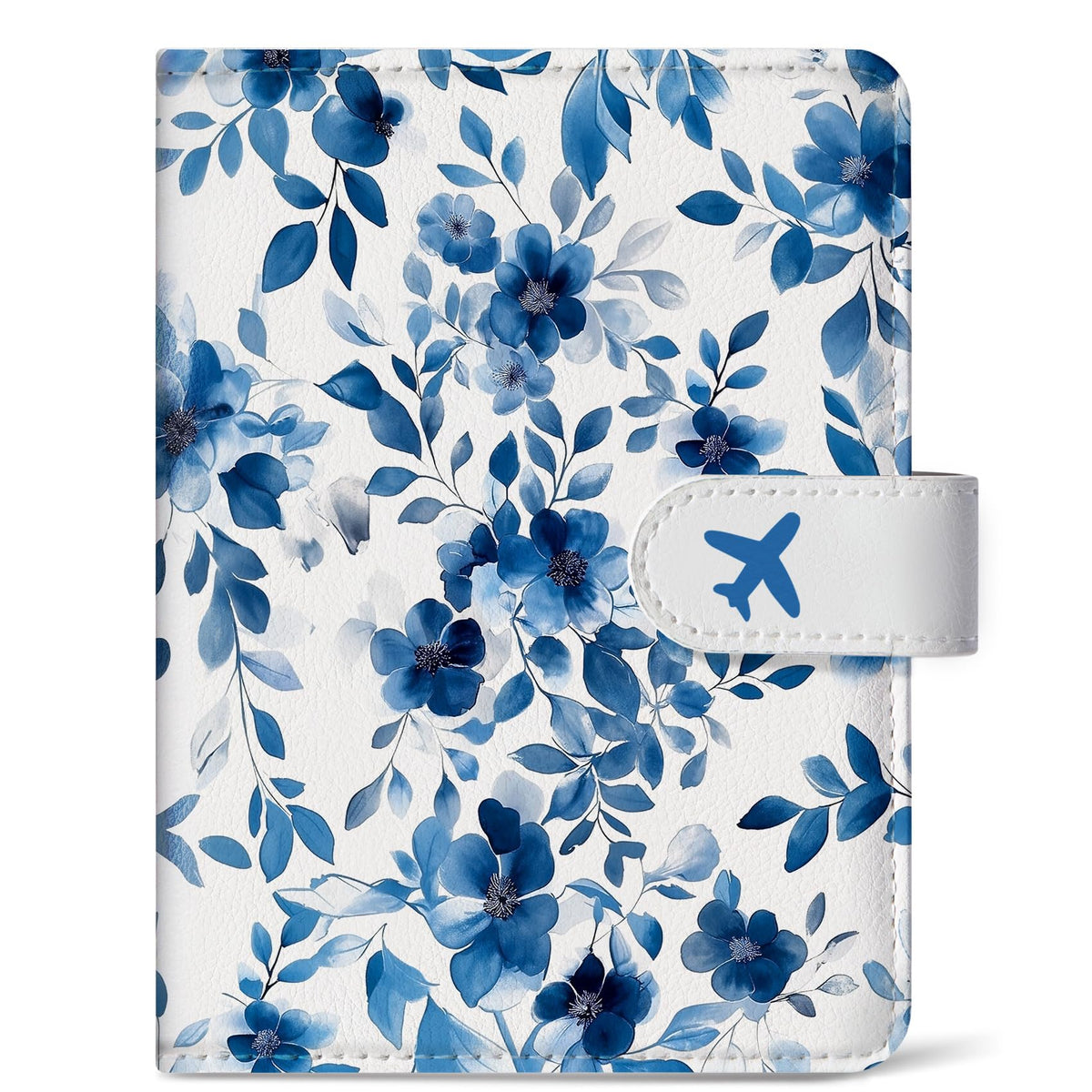 Passport Holder for Travel, RFID Blocking Wallet with Magnetic Closure