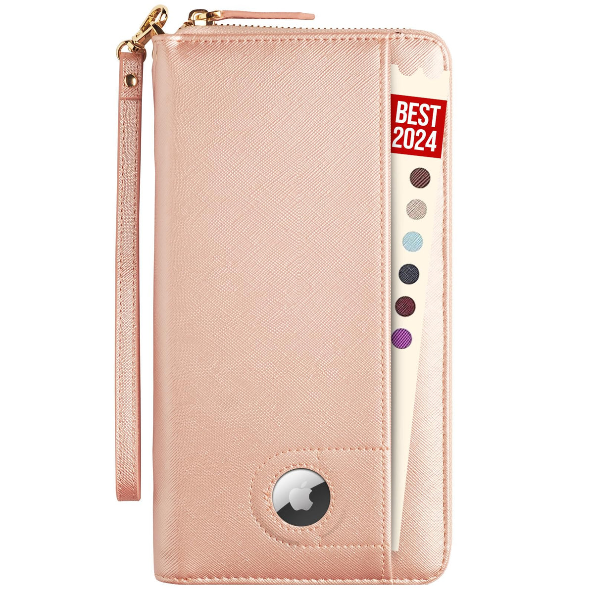 Travel Document Organizer - RFID Passport Wallet Case Family Holder Id Wristlet