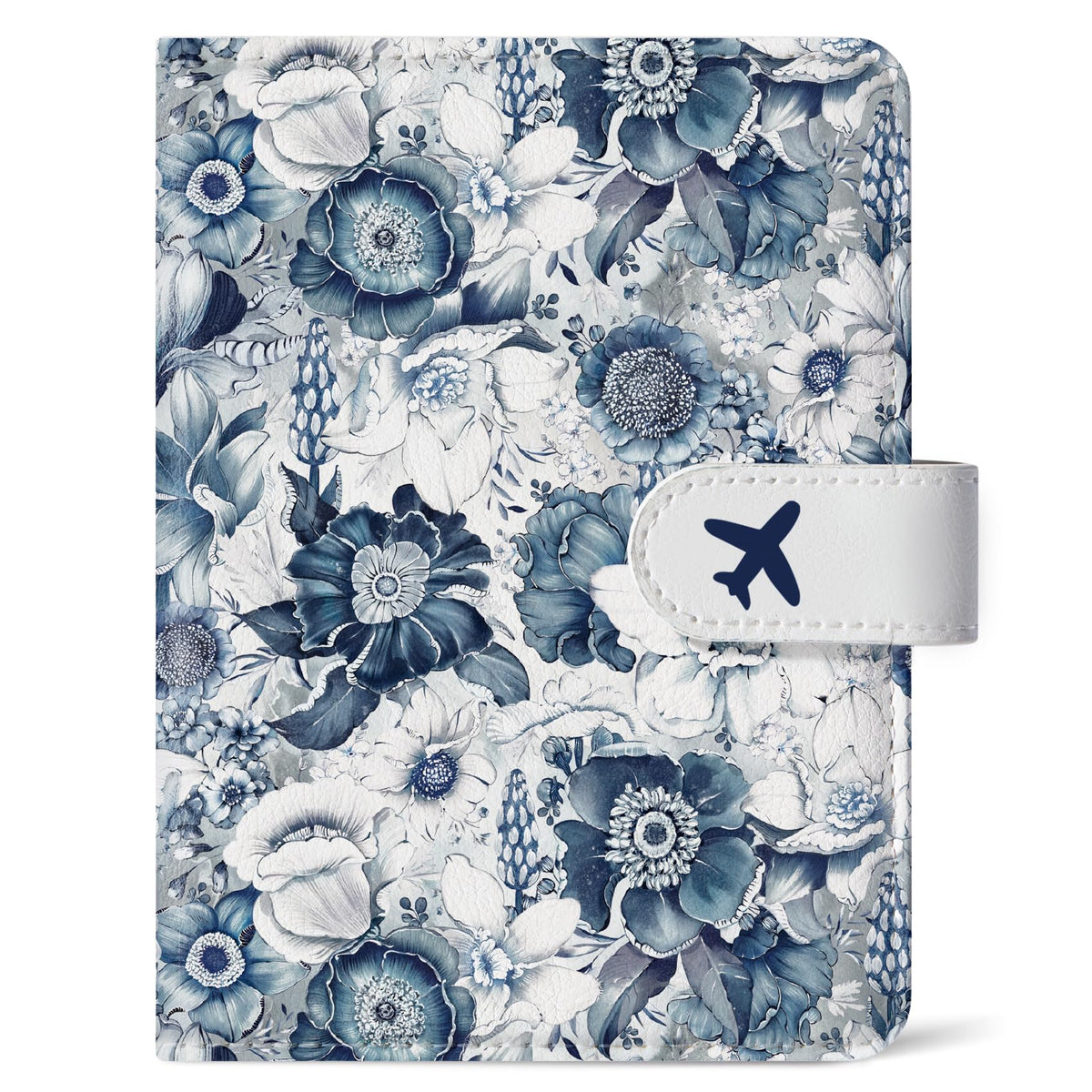 Passport Holder for Travel, RFID Blocking Wallet with Magnetic Closure