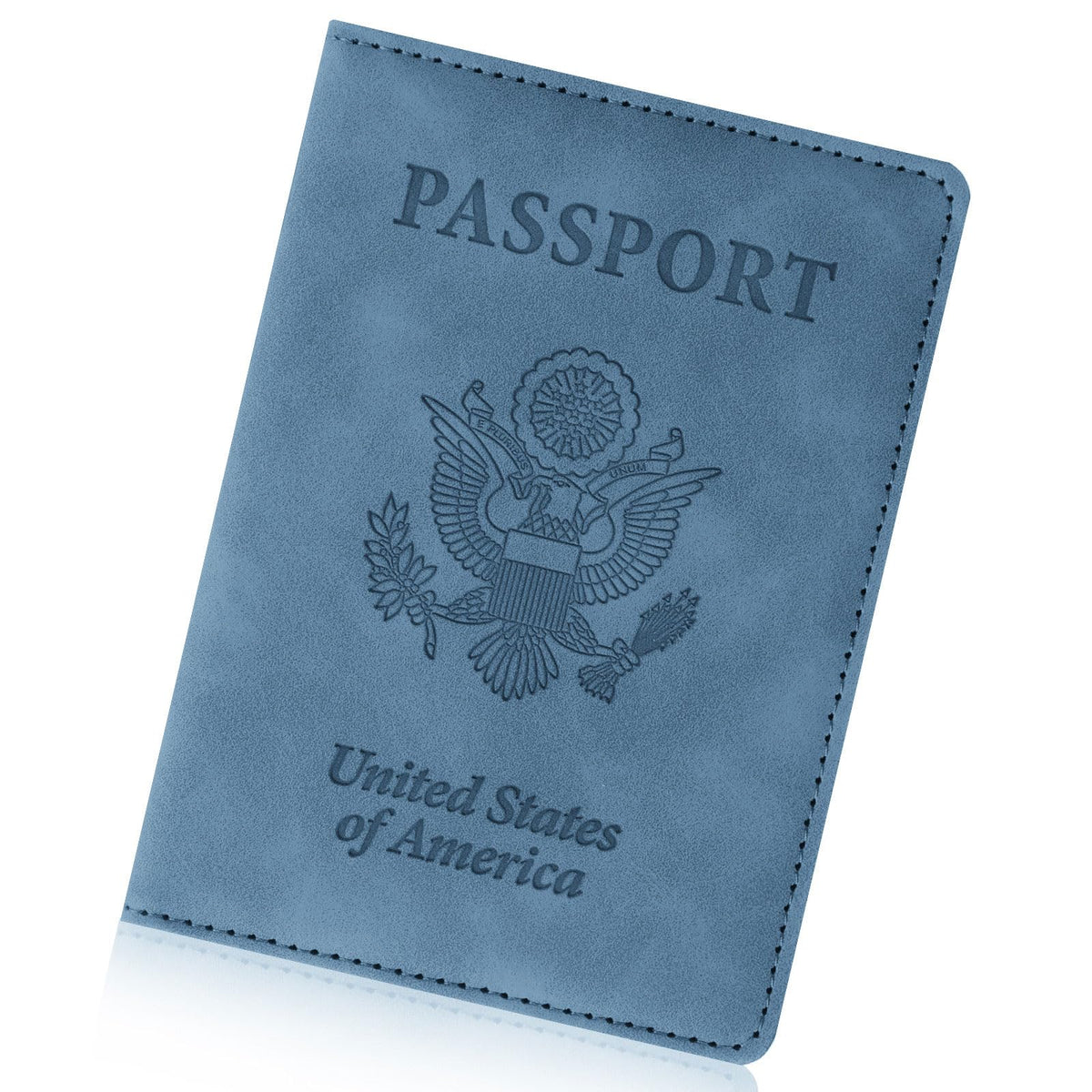 Passport Holder for Travel Essentials, RFID Blocking Passport Cover Wallet Card Case for Women and Men, PU Leather, Black