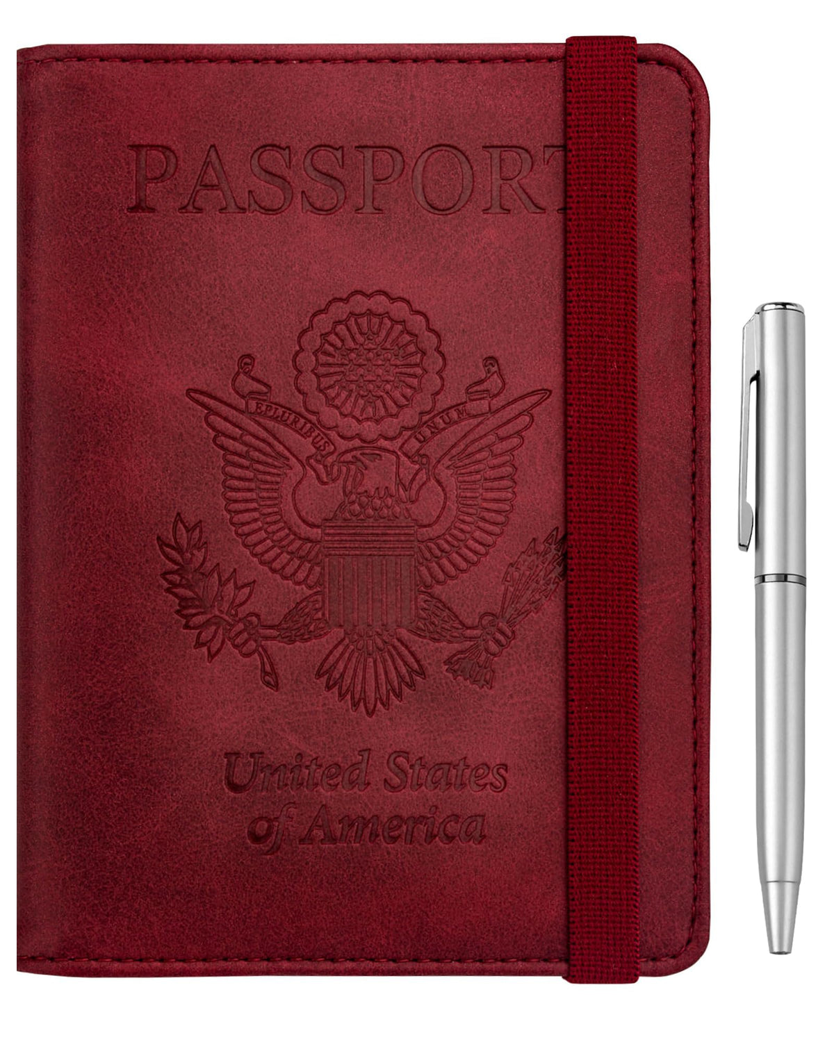 WALNEW Passport Holder for Travel, RFID Blocking Passport Wallet & Cover