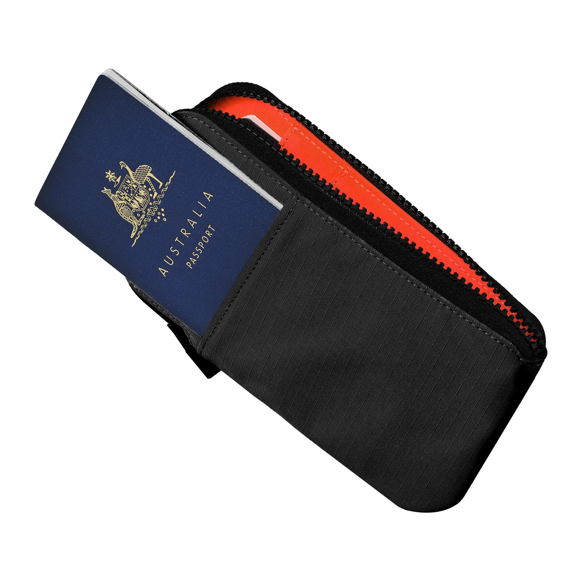ALPAKA Zip Travel Wallet RFID Blocking Passport Holder Green