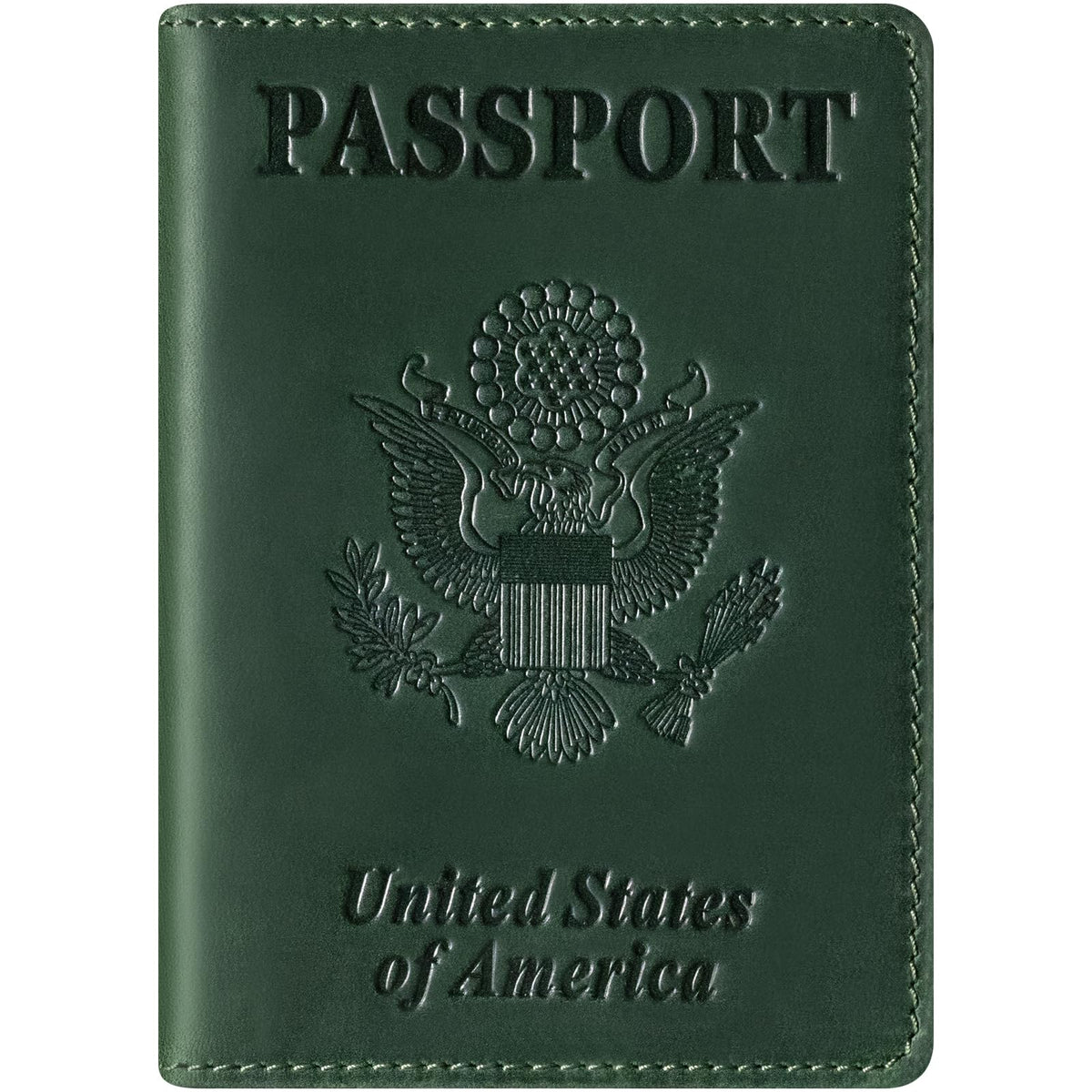BIAOTIE Premium Leather Passport Holder Covers, Rfid Travel Wallet Passport Document Holder, Travel Essentials Wallet Cover Case for Men and Women (Black)